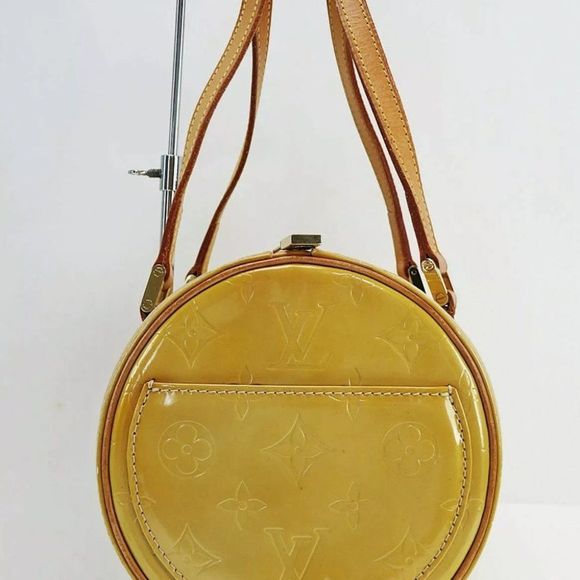 Authentic LOUIS VUITTON Bedford Beige Vernis Leather Hand B… - Picture 13 of 17